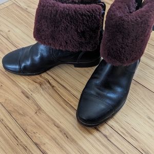 Ugg leather short booties